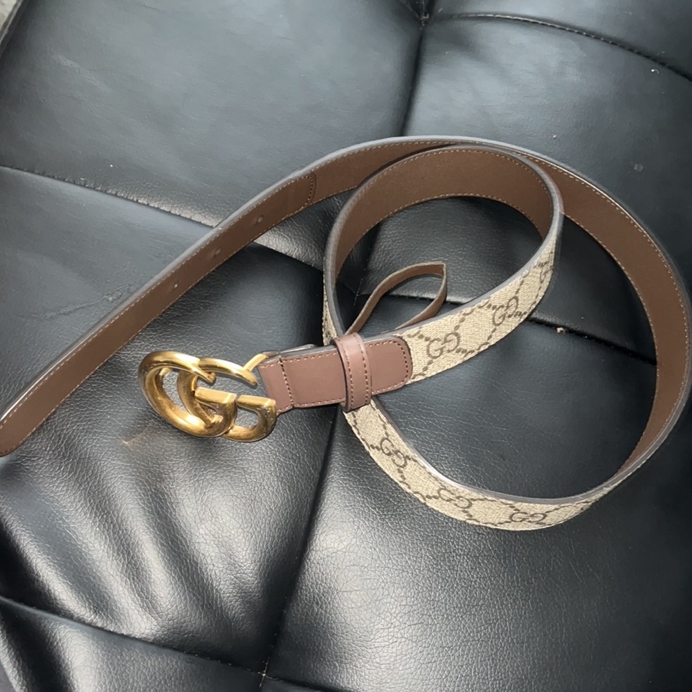 Women brown Gucci belt - Picture 2 of 7
